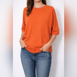 Zara Size S Red Knit Blouse